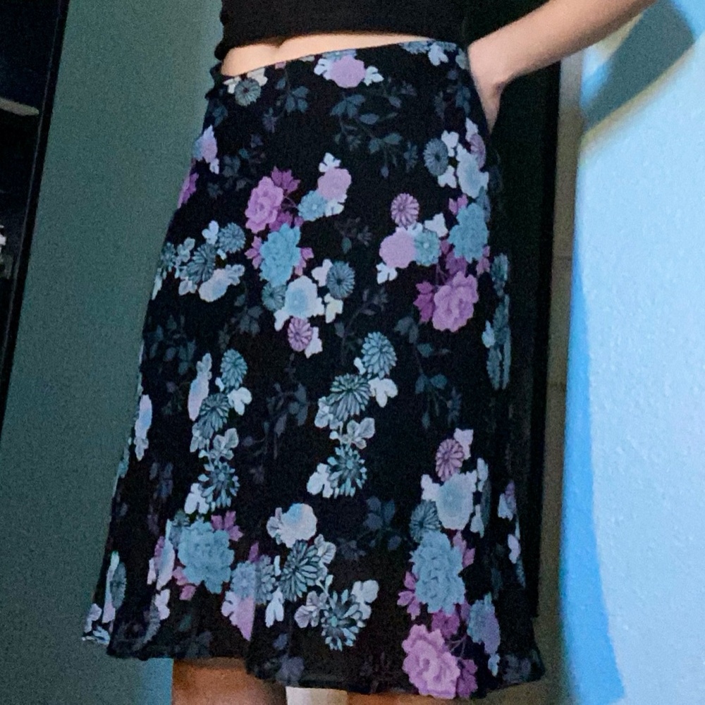 flower print skirt!